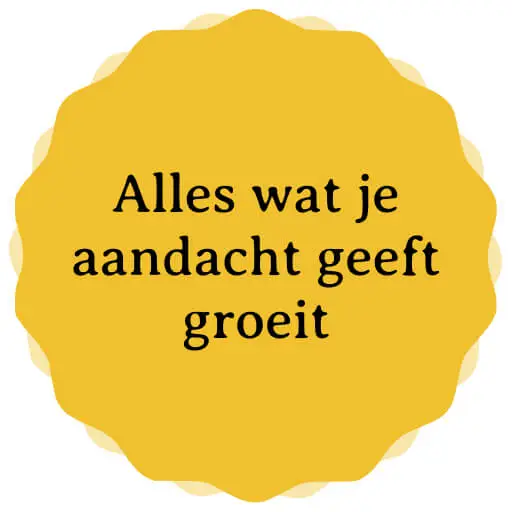 Quote: Alles wat je aandacht geeft groeit